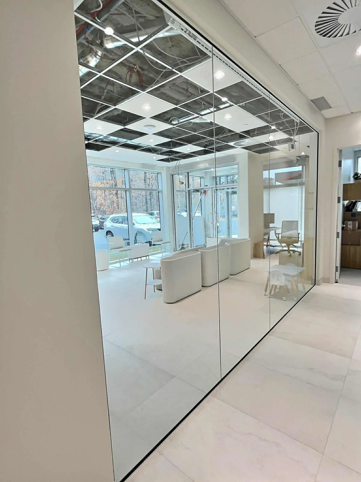 Nettoyage après construction bureau professionnel Drummondville — détail