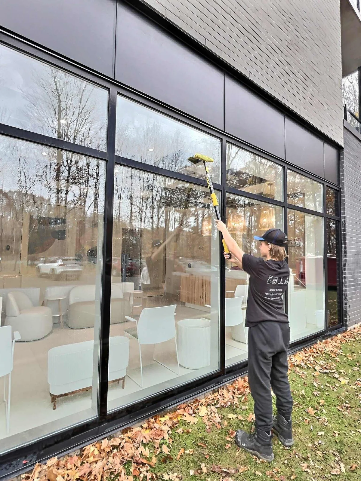 Nettoyage après construction bureau professionnel Drummondville — réception